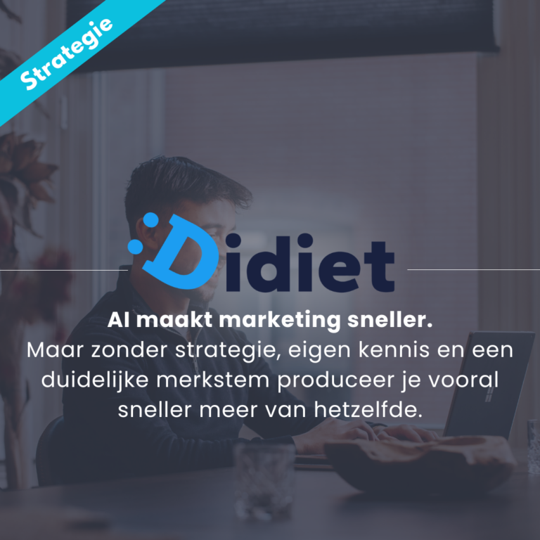 AI in online marketing - Didiet